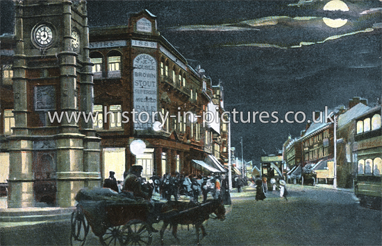 Ilford by Night, Essex. c.1906